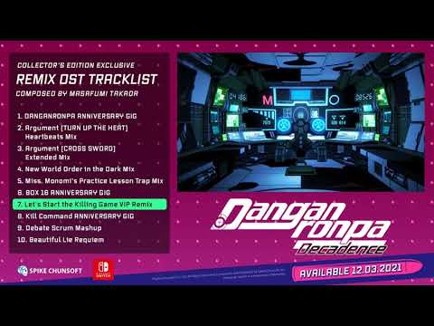 Danganronpa Decadence Remix OST - Let's Start the Killing Game VIP Remix