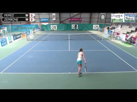 PEREZ WILSON (ITA) vs ZERBONE (FRA) - Open Super 12 Auray Tennis