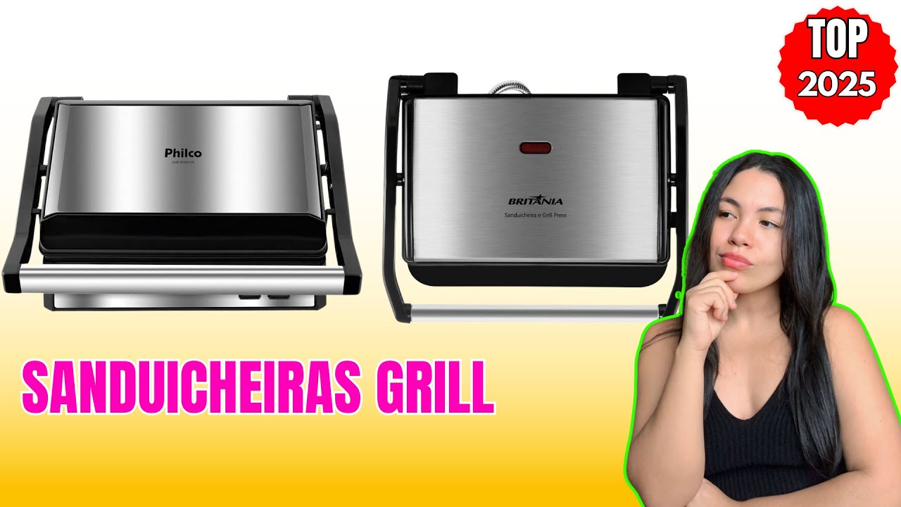 Qual a Melhor Sanduicheira Grill de 2024? Top 5 Melhores Sanduicheiras Grill 2024!