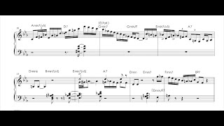 Mulgrew Miller piano solo transcription on Whisper Not (transcribed by Mauro Schiavone)