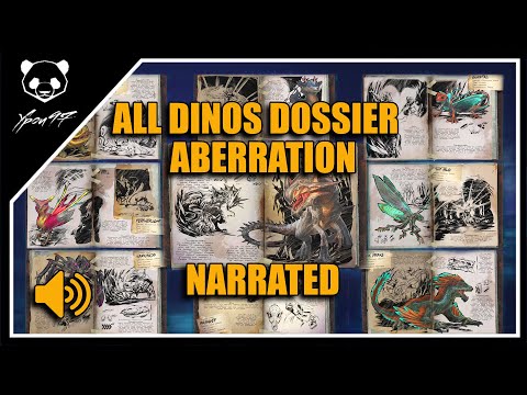 All Dinos Dossier - Narrated By Madeleine Madden - Aberration | ARK: Survival Evolved