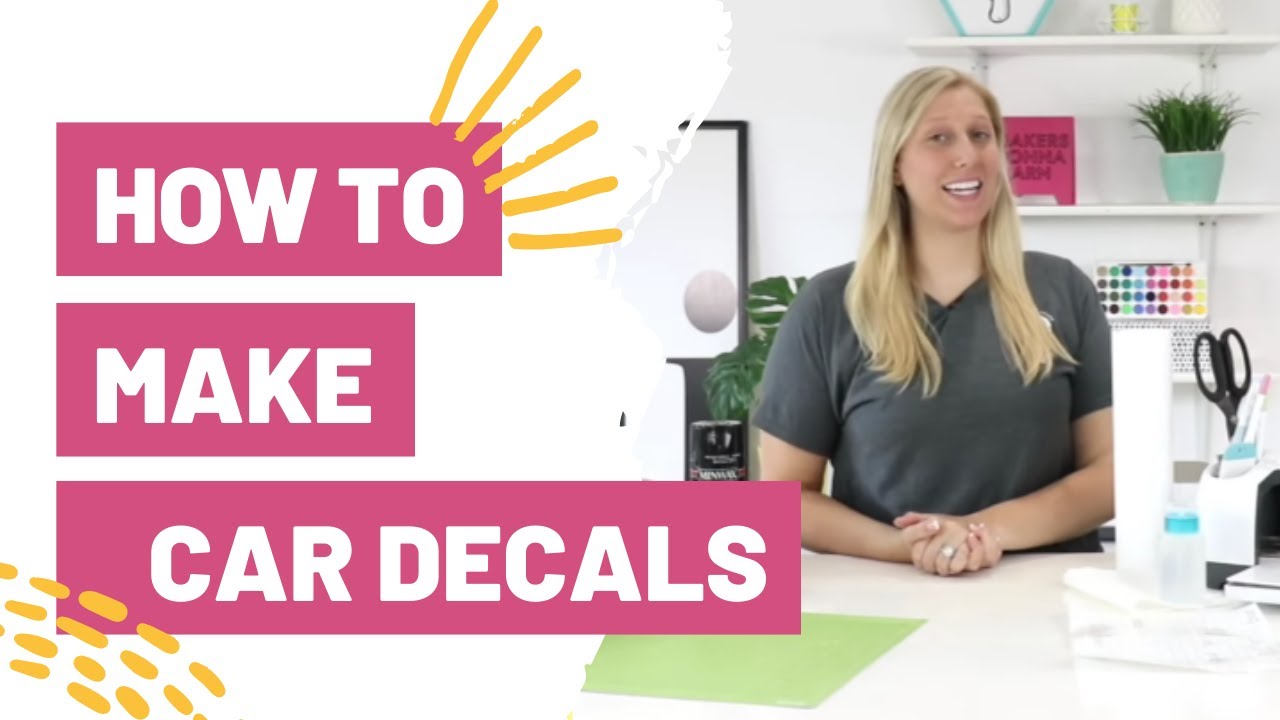 How To Make Car Decals With Cricut  – vinyl and printable