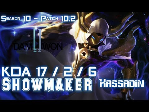 DWG Showmaker KASSADIN vs TWISTED FATE Mid - Patch 10.2 KR Ranked
