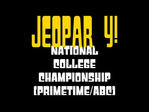 Jeopardy! National College Championship theme
