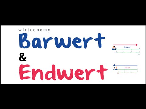 Barwert und Endwert | einfach erklärt | Beispielaufgabe | wirtconomy