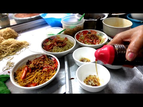 The best noodles in the world||Sarawak kolo mee in Carpenter Street,Sarawak