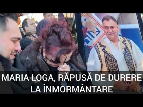 Maria Loga, laid to rest at the bedside of Ion Drăgan. Niculina Stoican sang "Hora de pomană" for...