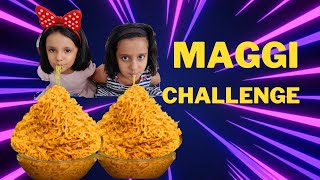 Spicy MAGGI challenge (Gone Wrong?) | No Hands Challenge | funny videos | comedy  #Rhythmveronica