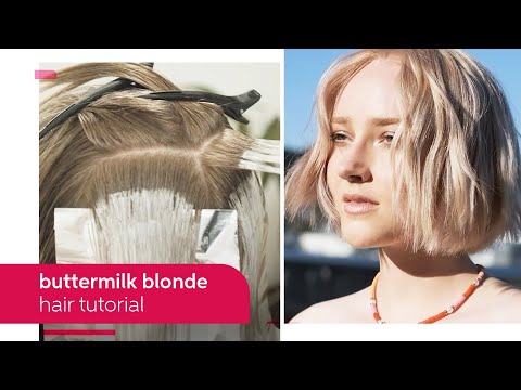 Buttermilk Blonde Hair Tutorial