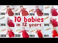 10 BABIES IN 12 YEARS: Recreating Baby Photo | Mom of 10 w/ Twins + Triplets