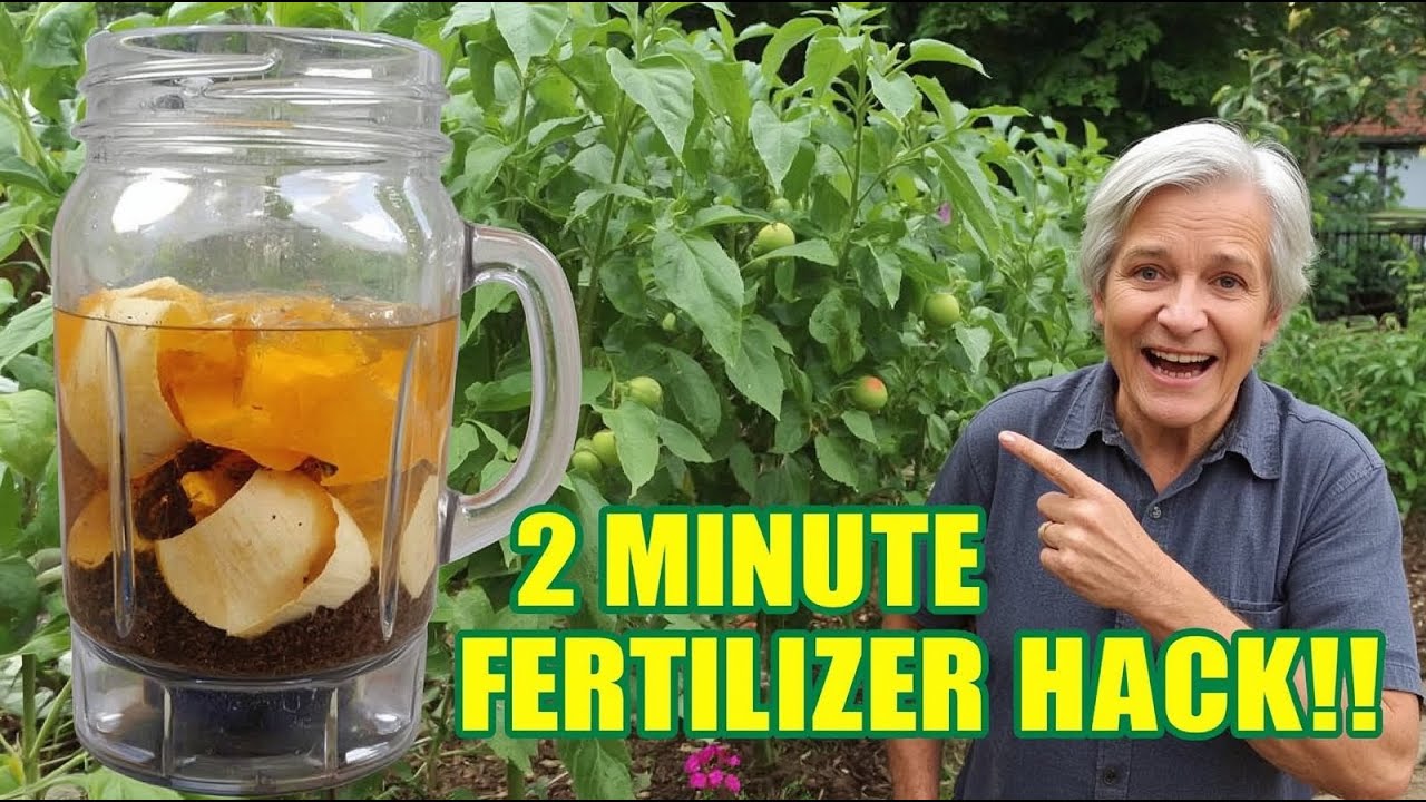 DIY Plant Fertilizer Transforms Kitchen Scraps into Garden Gold
