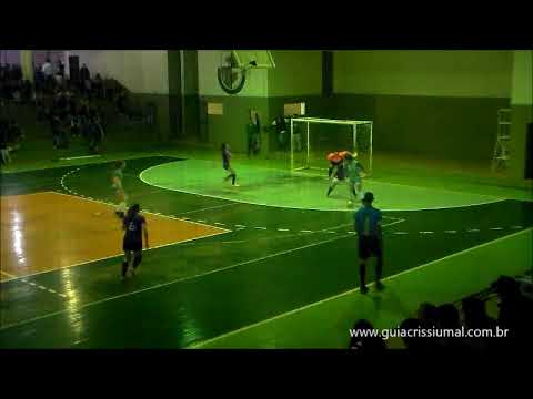 Gols Final Futsal Feminino Jogos Abertos 2018 Crissiumal