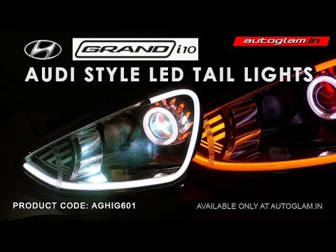 Hyundai Grand i10 2016-19 AUDI Style HID Projector Headlights
