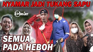 Download lagu NYAMAR JADI TUKANG SAPU ‼️ SATU HAJATAN HEBOH SEMUA mp3