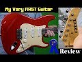 My Very First Guitar Excel Stratocaster Copy Red Fender Friday Review Demo