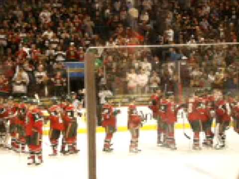 Mikko Koivu's game winning shootout goal from Feb. 8th 2009