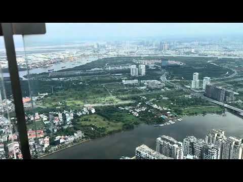 Hanoi City View from the Landmark 81 Building.