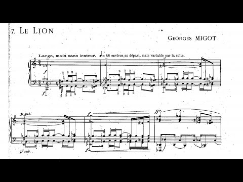 Georges Migot - Le Lion (from "Le Zodiaque")