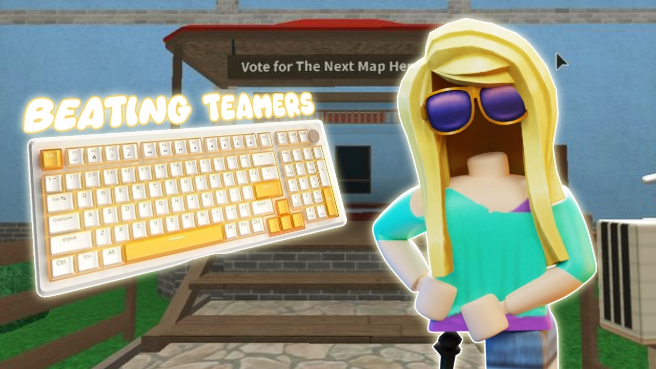 Rich noodle hair makes TEAMERS RAGE QUIT **MM2 GAMEPLAY**