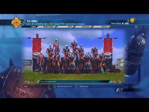 Bloodbowl 2 Elven Union Roster