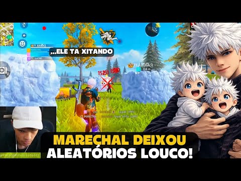 MARECHAL DEIXOU OS ALEATÓRIOS LOUCOS AO FAZER 26 KILL NA RANK! FREE FIRE - MARECHAL HIGHLIGHTS