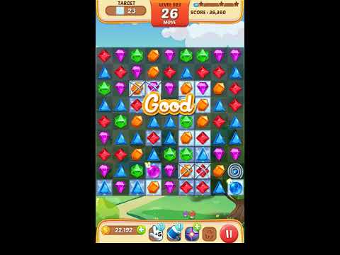 Jewel Match King Level 523 - Walkthrough ( No Booster )