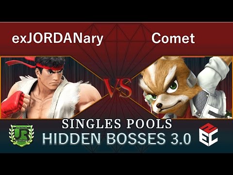 Hidden Bosses 3.0  SINGLES POOLS - exJORDANary (Ryu) vs Comet (Fox)