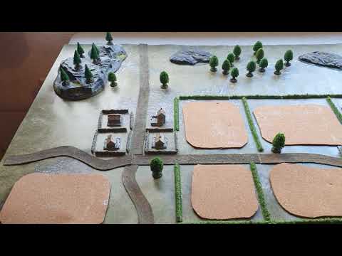 ACW Polemos Rules - 1 A quick view of the battlefield.