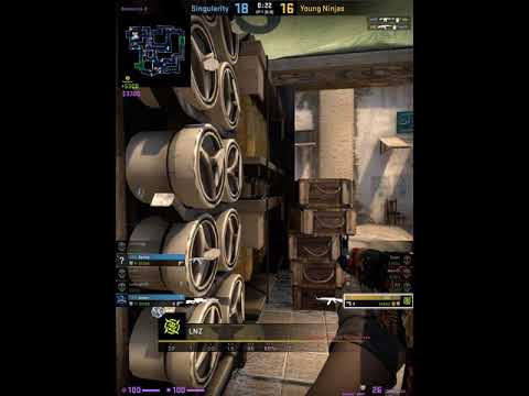 LNZ vs 3. Young Ninjas vs Singularity. m1 mirage. Esportal Nordic Invitational 2021