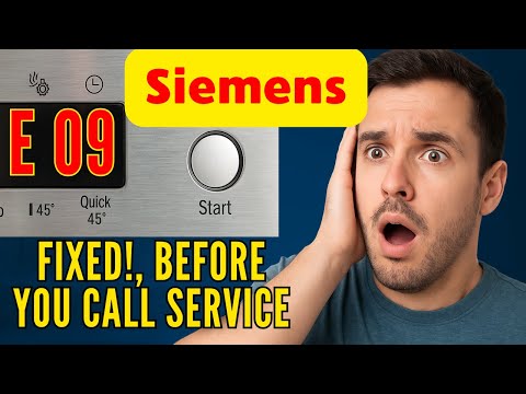 Siemens E09 Error Code Explained – What It Means and How to Fix It