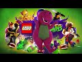 LEGO DC Super Villains How To Make Barney The Purple Dinosaur
