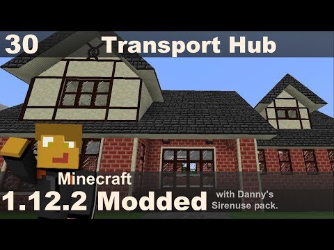 Modded 1.12.2 - Train Station/Transport Hub Build (E30)