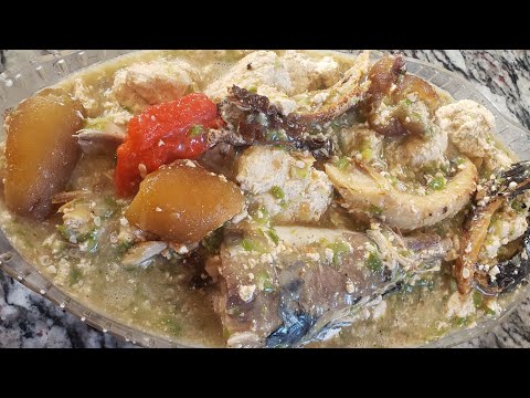 How to cook Okra with melon seeds | Egusi and Okra soup | Cameroon Okra soup
