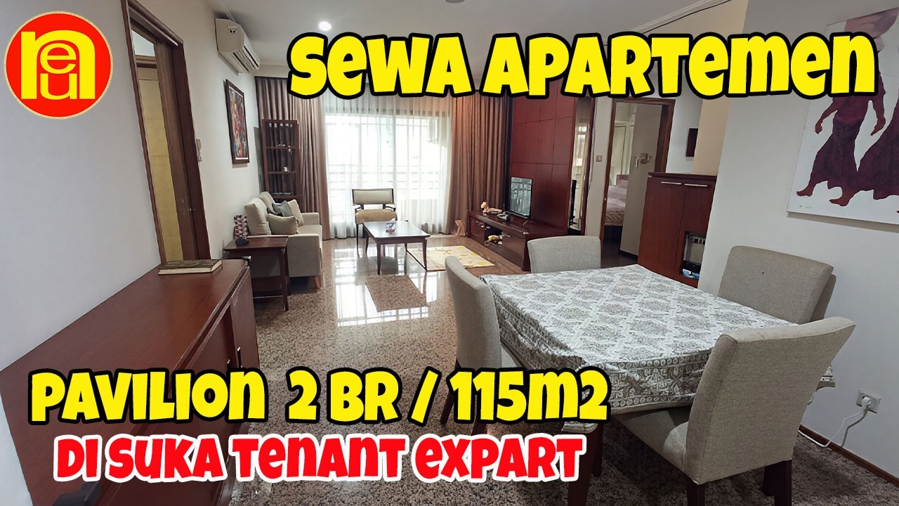 Apartemen Pavilion Tower 3 | 2 BR, 115 M² - Furnish, Lantai Rendah