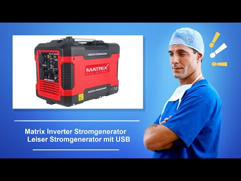 🚑 Matrix Inverter Stromgenerator – Leiser Stromgenerator mit USB