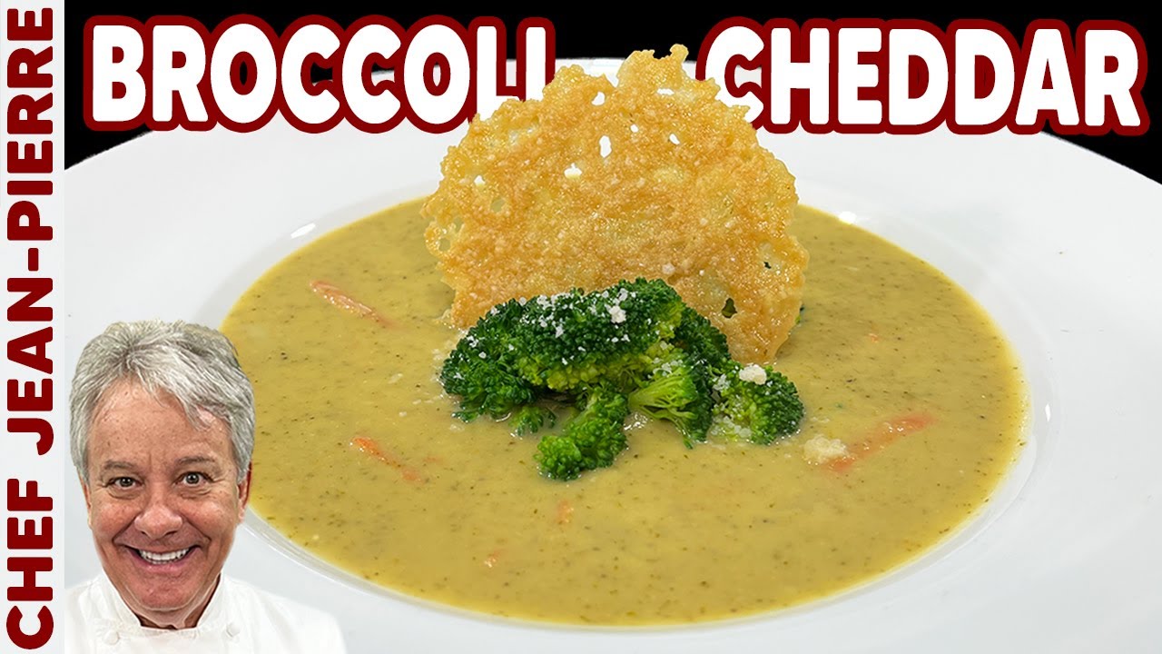 How To Make Broccoli Cheddar Soup | Chef Jean-Pierre