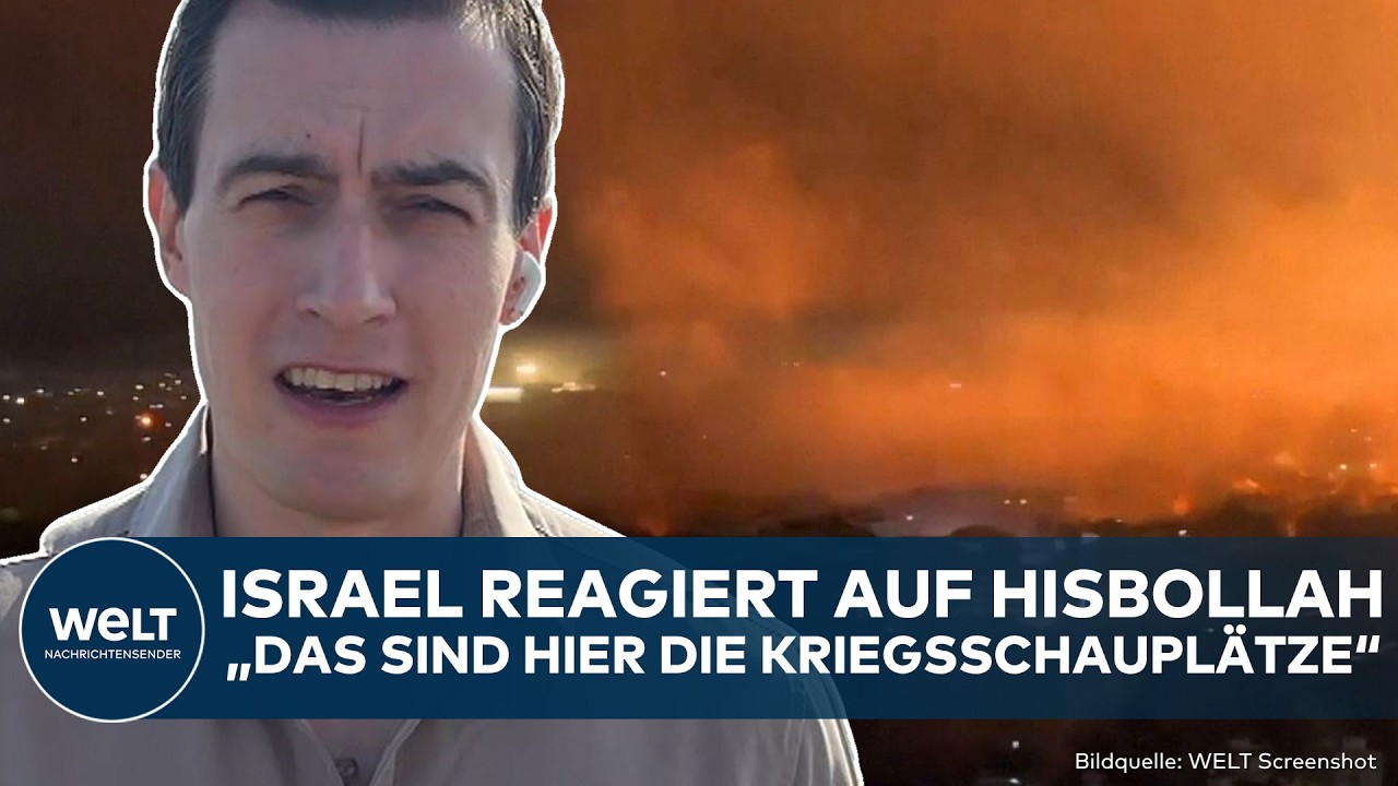 LIBANON: Israel greift Hisbollah an! Alarm in Tel Aviv wegen Raketen und Drohnen