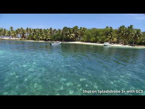 Swellpro Splashdrone 3+ Aerial Shot on GC3 in Belize