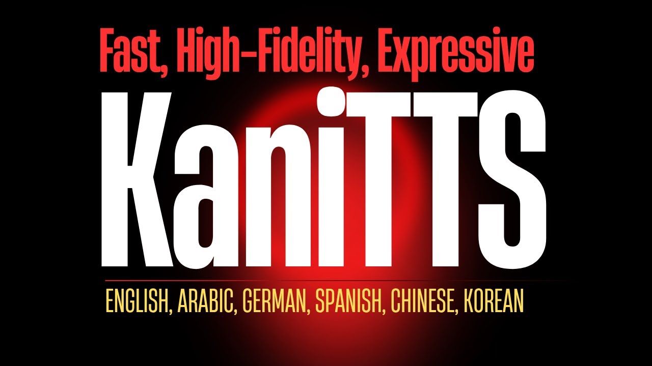 KaniTTS: Fast and Expressive Speech Generation Model for English, Arabic, German