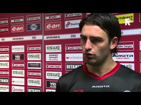 Sander Fischer na het 1-1 gelijkspel