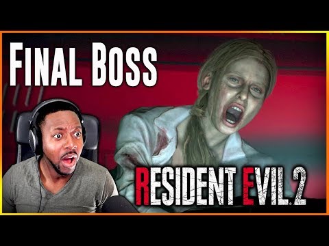Resident Evil 2 Remake Final Boss Fight ∙ William Birkin + Mr X [Final Form Reaction]
