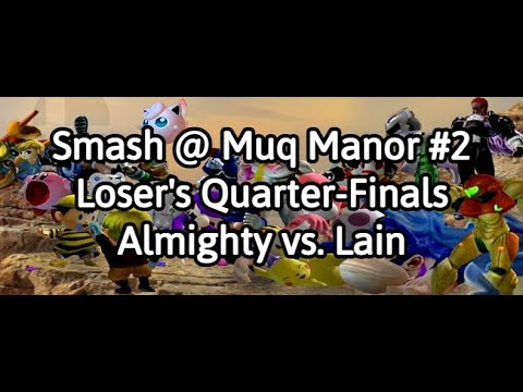 Almighty (G&W) vs. Lain (Marth) | Smash @ Muq Manor 2 Loser's Quarter-Finals