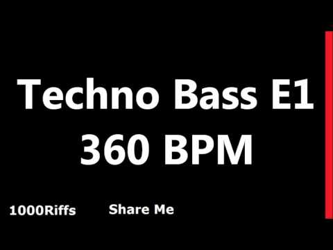 Techno Bass E1 Metronome : 360 BPM