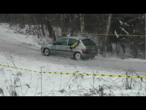 Zimowy Rally Oes Dębno 2012 Ł.Sawicki/M.Wieczorek Citroen SaxoVTS