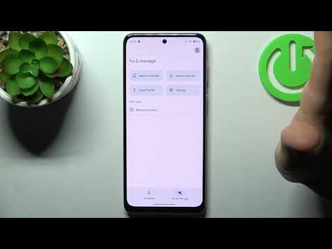How to Copy Contacts on MOTOROLA Moto G42?