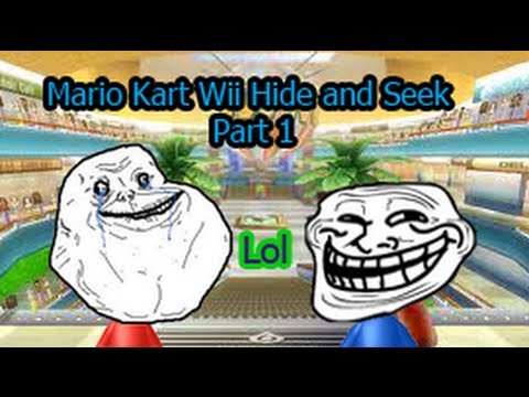 Mario Kart Wii (hide and seek) Part 1