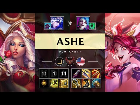 Ashe ADC vs Jinx - NA Grandmaster Patch 25.17