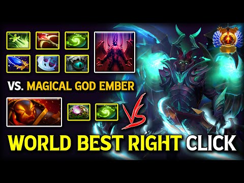 WORLD BEST RIGHT CLICK CARRY Terrorblade Max Slotted Build Facing Against Magical GOD Ember Spirit