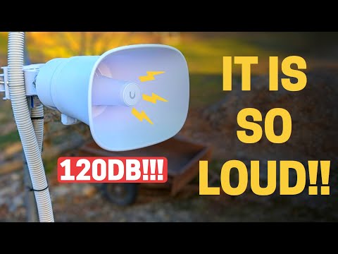 Unifi AI Horn Speaker - The loudest thing ever?