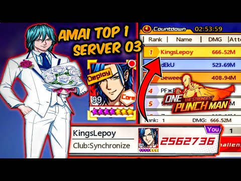 DAMAGE CC BOROS 666 JT 😱 | REVIEW AMAIMASK TOP 1 DISERVER 03 | One Punch Man The Strongest
